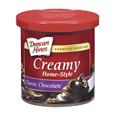 Duncan Hines Creamy Home-style classic chocolate premium frosting Full-Size Picture